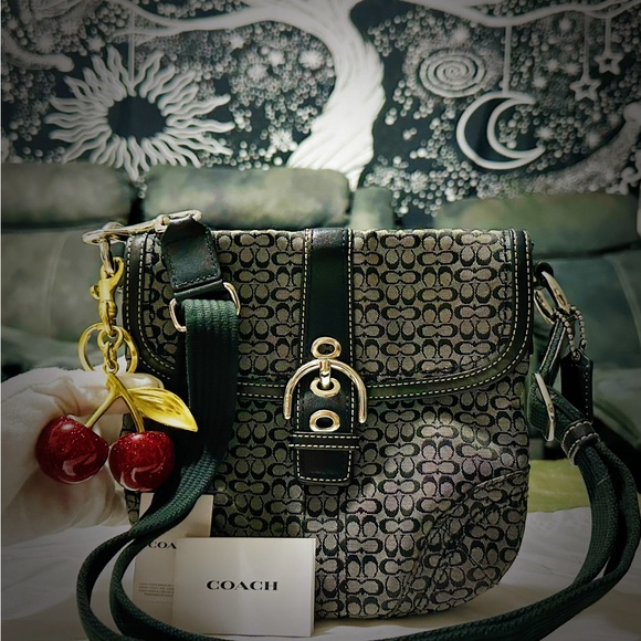 Vintage Coach soho shoulder bag Black and Gray Women's Bag - Picture 9 of 9